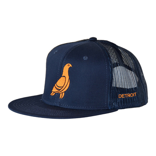 Detroit Blue Cap with Orange Pigeon