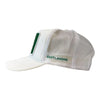 East Lansing White Cap with Green & White Pigeon Patch