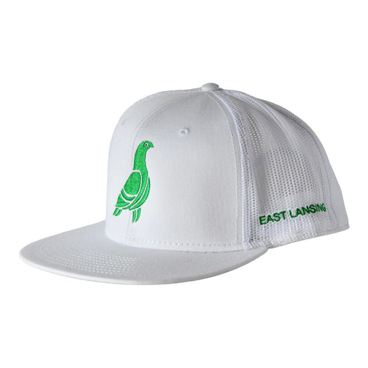 East Lansing White Cap with Green Pigeon