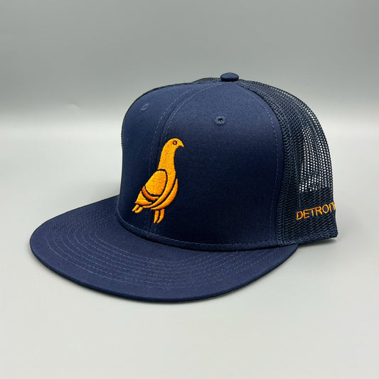 Detroit Blue Cap with Orange Pigeon