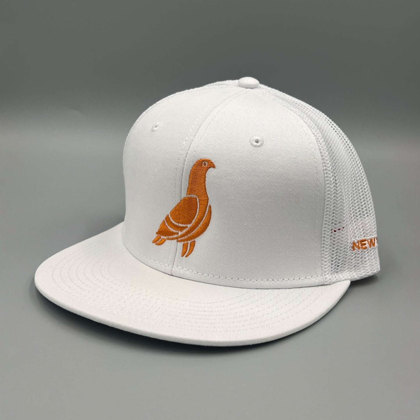 New York White Cap with Orange Pigeon