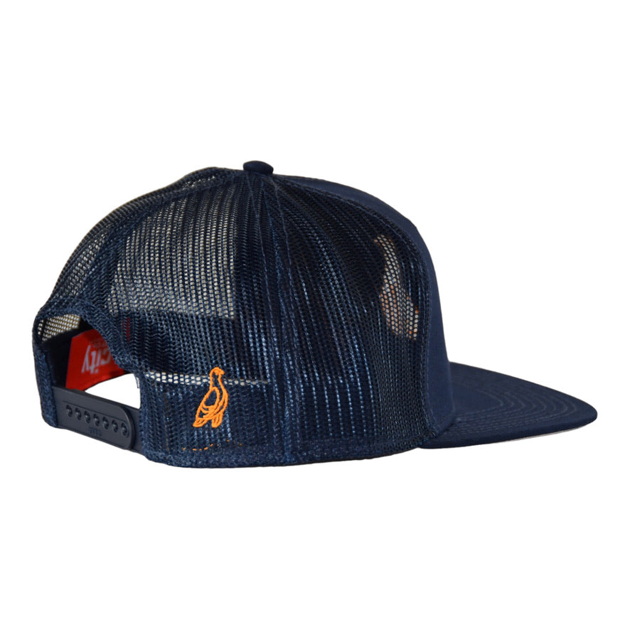 Detroit Blue Cap with Orange Pigeon