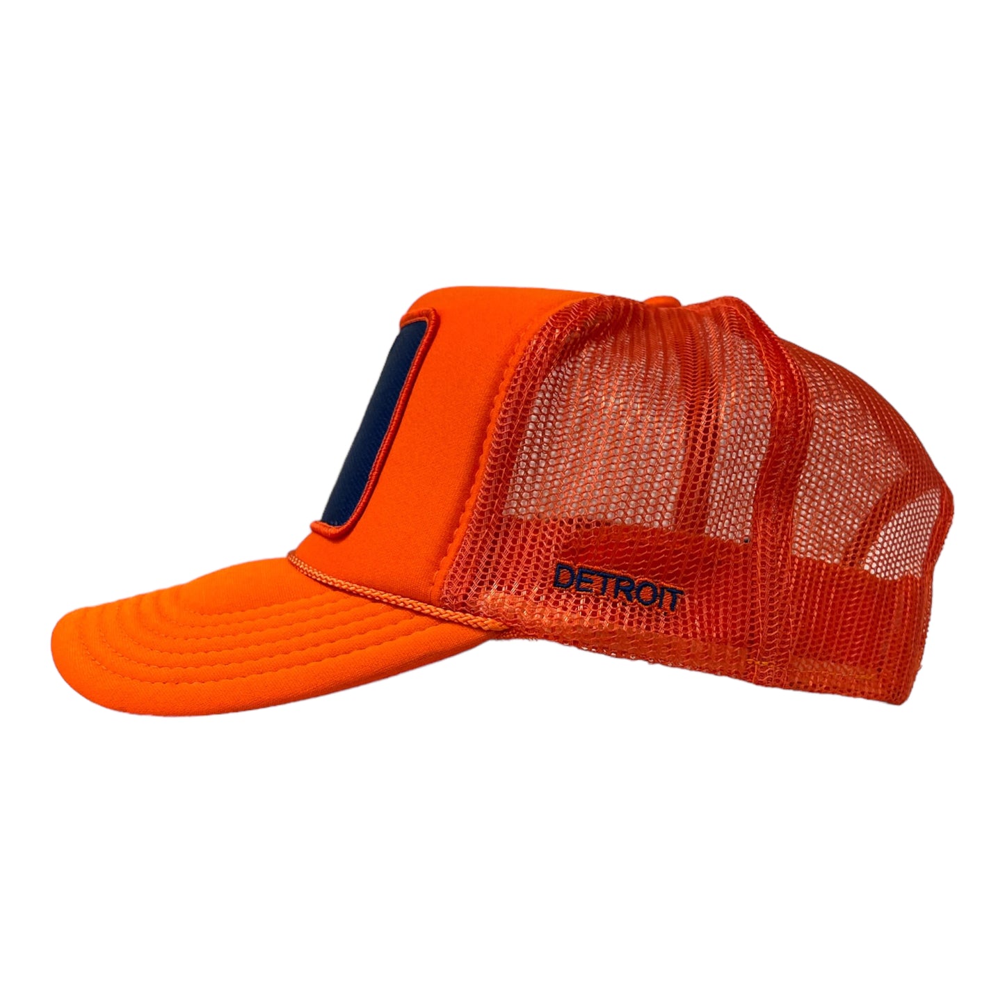 Detroit Orange Cap with Navy & Orange Pigeon Patch